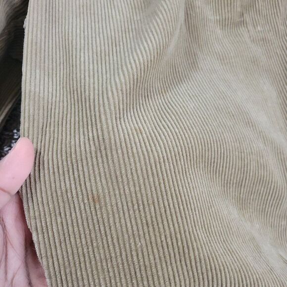Polo Ralph Lauren Corduroy Pants Mens 38x32 Brown Andrew Pleated Retro Flaws* - Picture 5 of 10